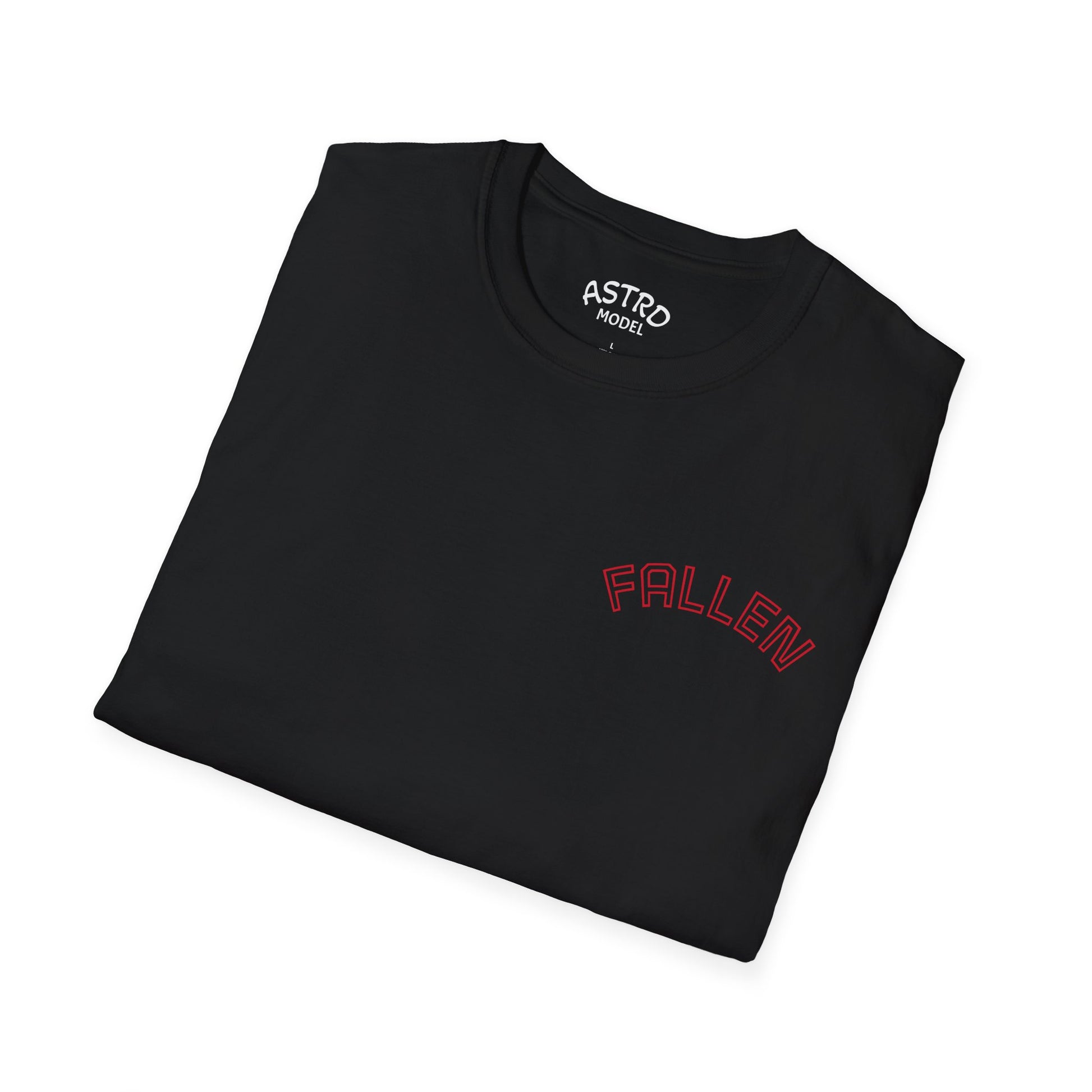 Fallen Graphic Unisex T-Shirt, Edgy Streetwear Tee, Urban Casual Wear, Unique Gift for Music Lovers, Halloween Apparel