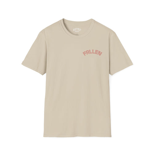 Fallen Graphic Unisex T-Shirt, Edgy Streetwear Tee, Urban Casual Wear, Unique Gift for Music Lovers, Halloween Apparel