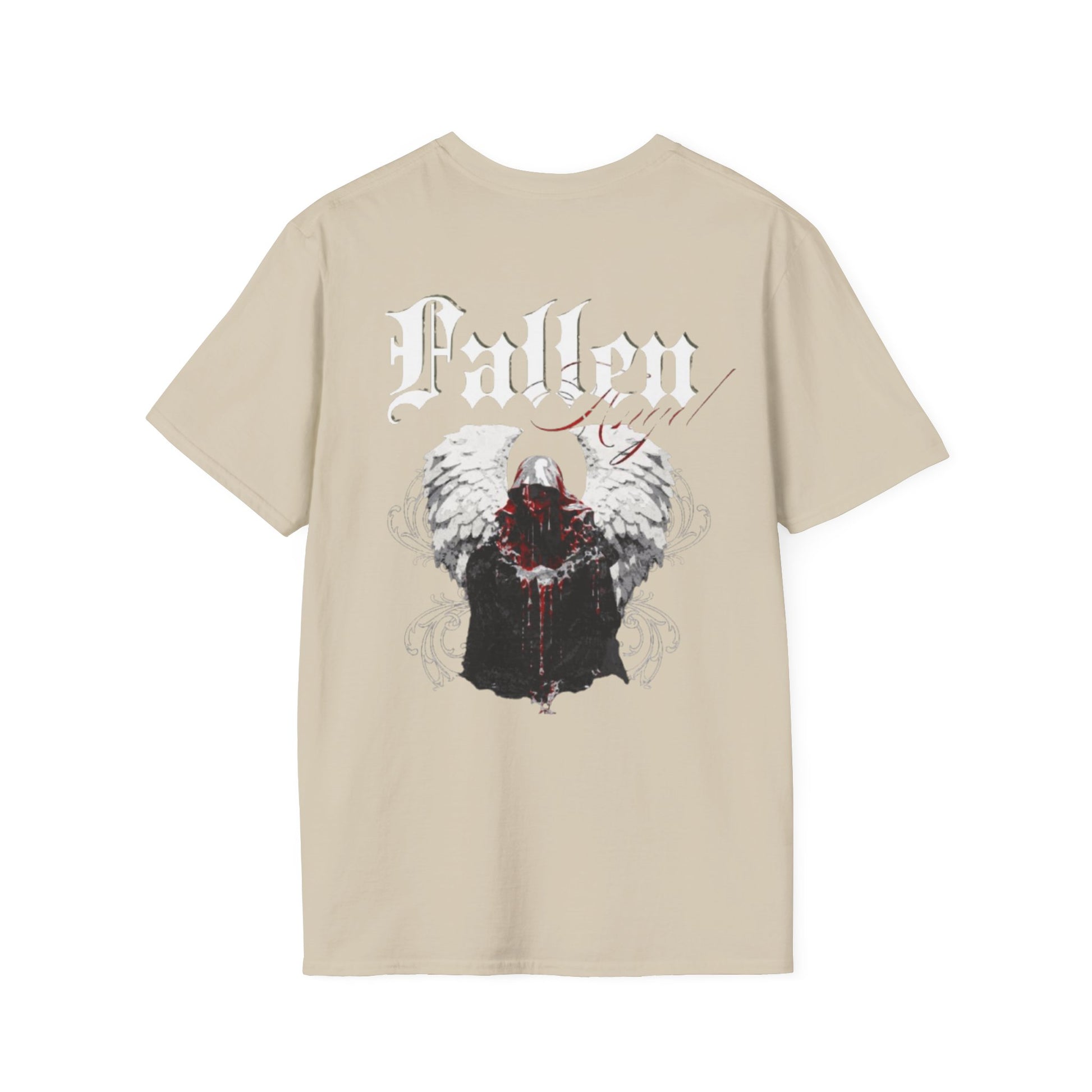 Fallen Graphic Unisex T-Shirt, Edgy Streetwear Tee, Urban Casual Wear, Unique Gift for Music Lovers, Halloween Apparel