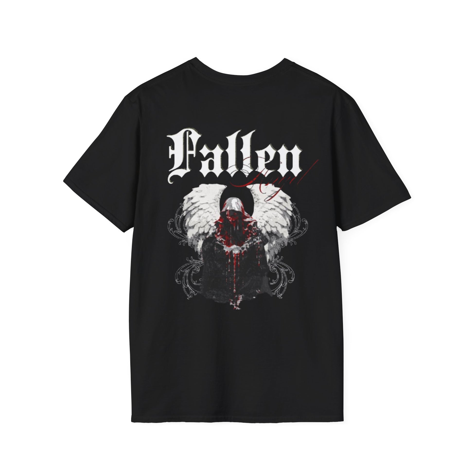 Fallen Graphic Unisex T-Shirt, Edgy Streetwear Tee, Urban Casual Wear, Unique Gift for Music Lovers, Halloween Apparel