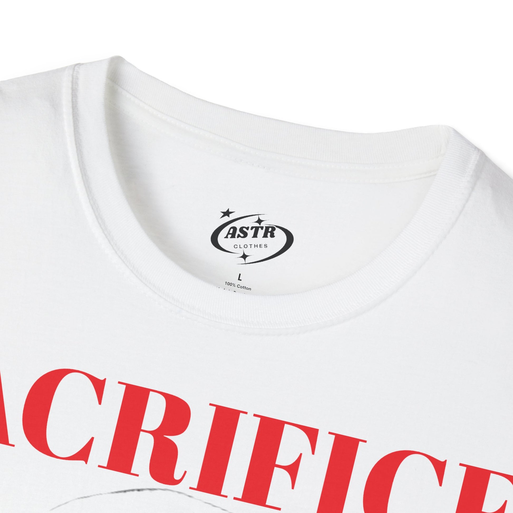 Sacrifice Skull Graphic Unisex Softstyle T-Shirt | Casual Wear, Gift for Halloween, Unique Streetwear, Gothic Style, Everyday Fashion